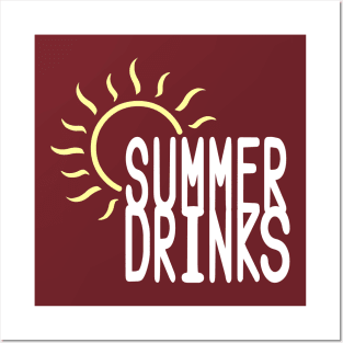 Summer Drinks Posters and Art